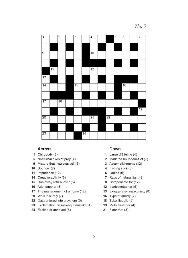 Big Book of Quick Crosswords Book 1: a bumper crossword book for adults containing 300 puzzles  - Image 2