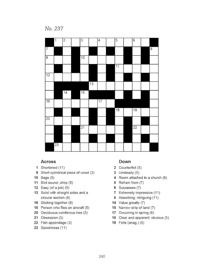 Big Book of Quick Crosswords Book 1: a bumper crossword book for adults containing 300 puzzles  - Image 4