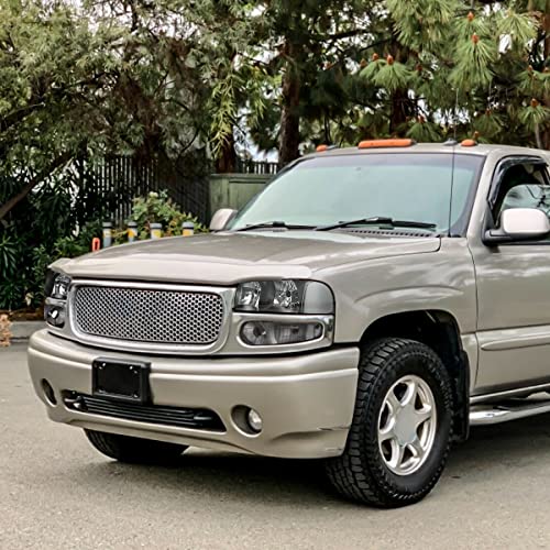 PM PERFORMOTOR PMHL-DENALI-0106-OH-BC Black Housing Clear Corner Pair of Headlights Replacement Compatible with 02-06 Sierra Yukon Denali - Image 5