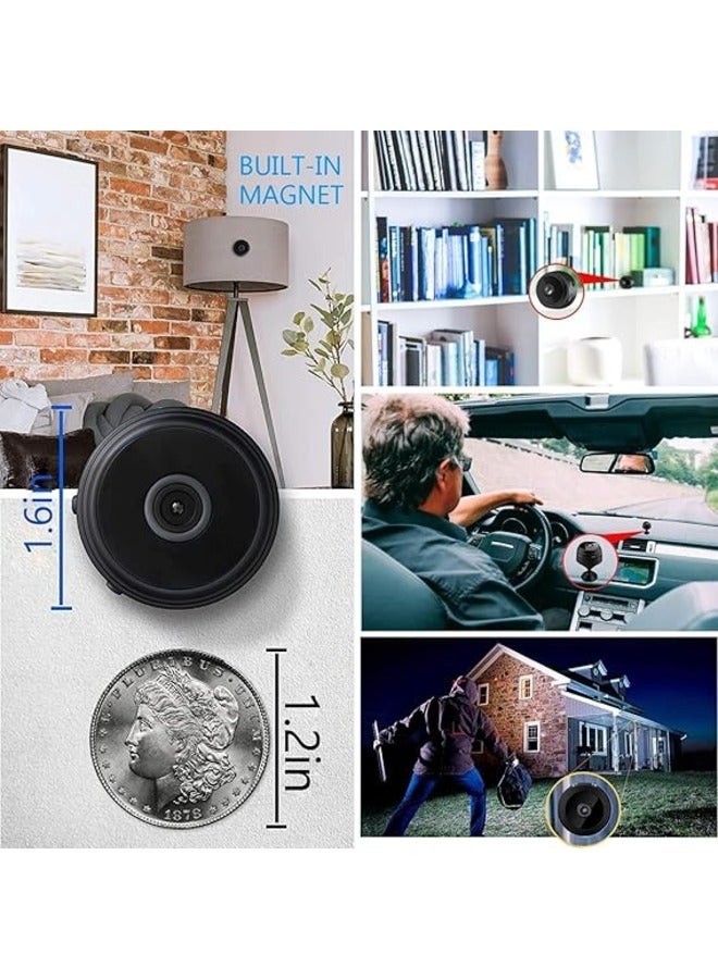 Generic Mini Wireless Camera Home Security Camera1080P HD with Night Vision & Motion Detection & Phone Application & Built-in Battery Cat Dog Camera Room Camera for Pet or Home Security  - Image 5