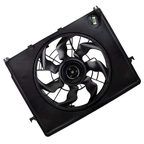 Boxi مجموعة مروحة تبريد مكثف رادياتير BOXI تناسب هيونداي سوناتا 2011 2012 2.4L / كيا أوبتيما 2.4L 2011-2014 استبدال 253803Q170 KI3115136 622630 - Image 4