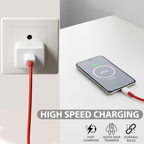 APFEN 100W Fast Charging cable USB-A to Type-C Compatible with OnePlus 15/15R13/13R/12R/12/11/11R/10/10R/9/9R/8/8T,Nord 5/4/3/2,CE4/3/2/Lite Support all USB to Type-C Devices BY APFEN® - Image 4
