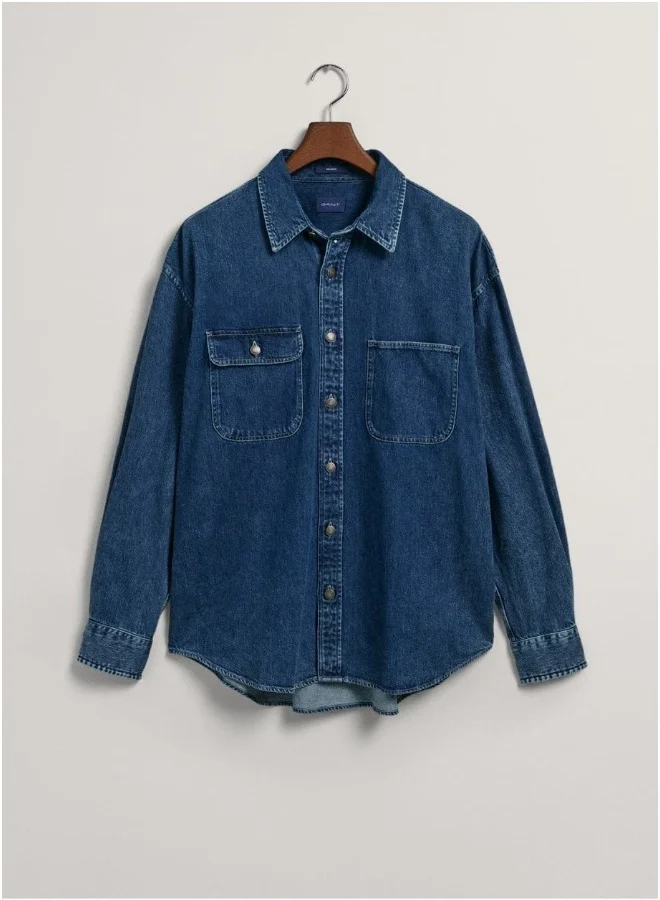 GANT Gant Oversized Denim Shirt