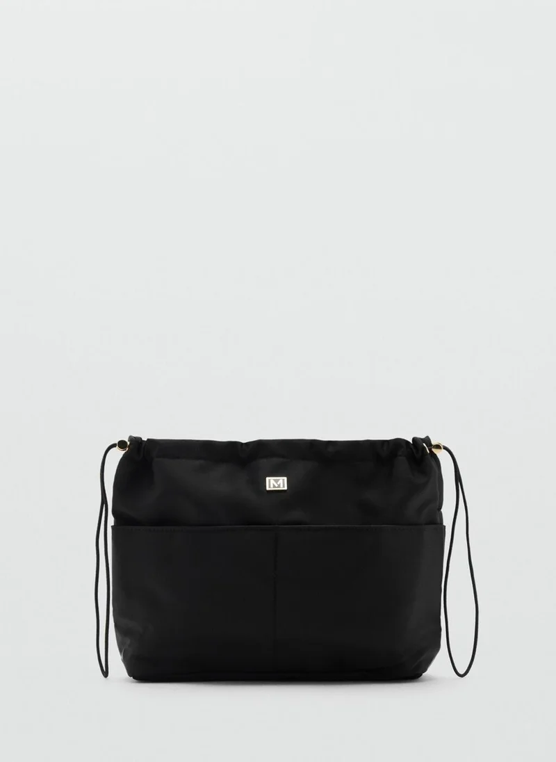 مانجو Zipped Nylon Cosmetics Bag
