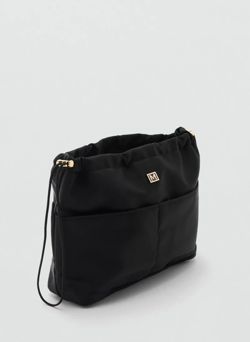 مانجو Zipped Nylon Cosmetics Bag
