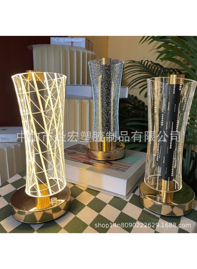 ابجور كرستال برج ايفل تعمل بشاحن يو اس بي طاطش