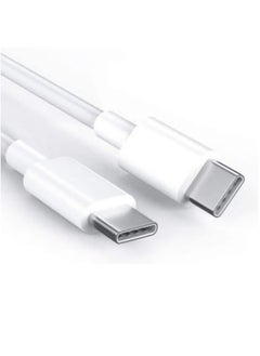 Lesha USB C Cable 60W, USB-C to USB-C Cable USB C Charger Cable for iPhone 15, Mac Book Pro 2020, iPad Pro 2020, Switch, Samsung Galaxy S20 Plus S9 S8 Plus, Pixel, Laptops and lot more  - Image 1