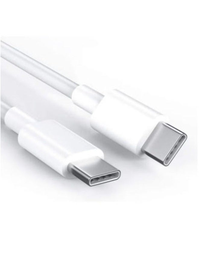 Lesha - USB C Cable 60W, USB-C to USB-C Cable USB C Charger Cable for iPhone 15, Mac Book Pro 2020, iPad Pro 2020, Switch, Samsung Galaxy S20 Plus S9 S8 Plus, Pixel, Laptops and lot more - Image 1