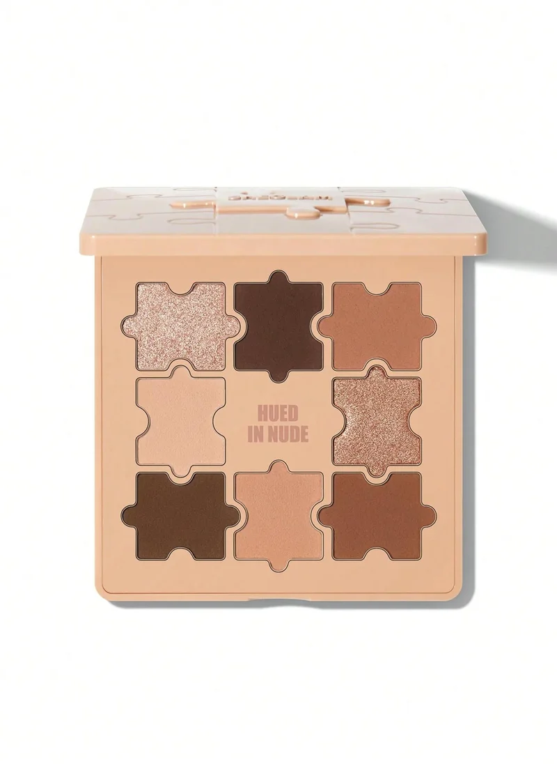 SHEGLAM Jazy Jigsaw Eyeshadow Palette-Hued In Nude
