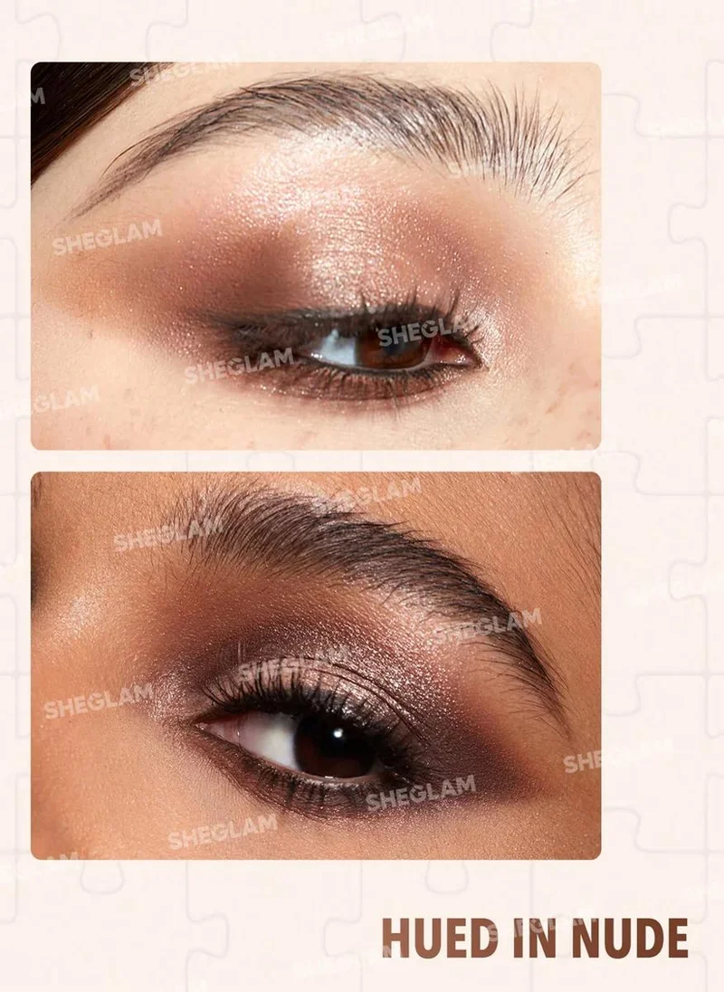 SHEGLAM Jazy Jigsaw Eyeshadow Palette-Hued In Nude