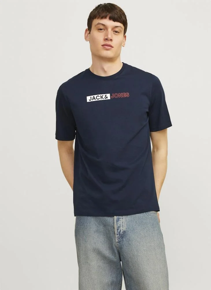 جاك اند جونز Jjecorp Logo Play Short Sleeve O-Neck T-Shirt