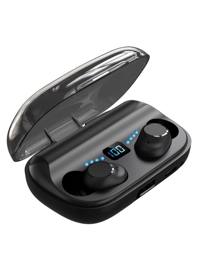 NIBEMINENT Bluetooth In-Ear Earbuds With Charging Case Black - Image 1