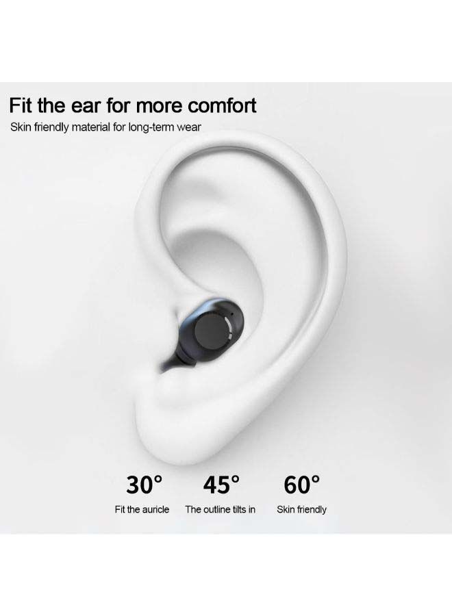 NIBEMINENT Bluetooth In-Ear Earbuds With Charging Case Black - Image 2