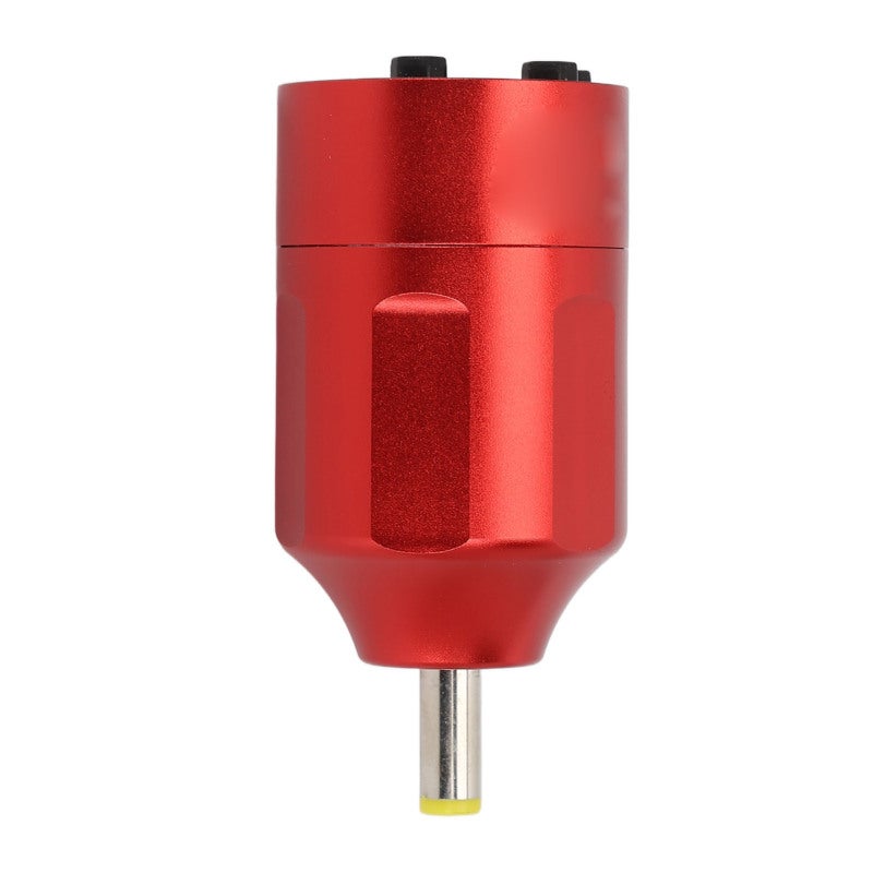 Wireless Tattoo Power Supply DC Interface 1300mAh Capacity LED Screen Tattoo Machine Battery Red - Image 2