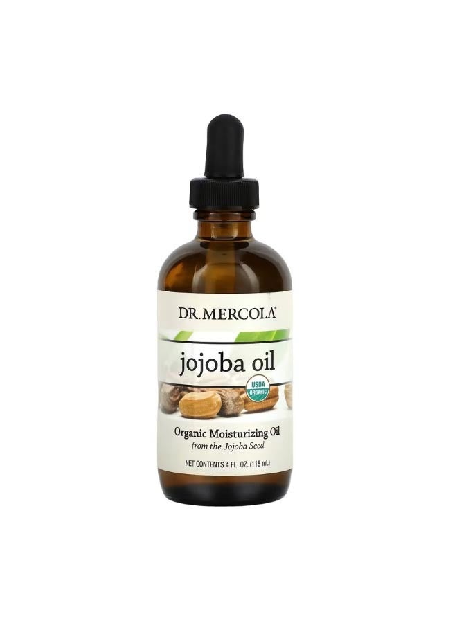 Dr. Mercola Organic Jojoba Oil 4 fl oz 118 ml - Image 1