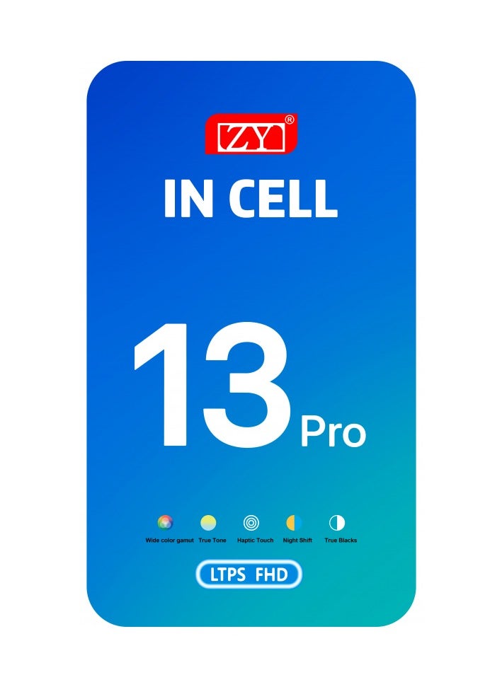 zy - Replacement Screen LCD Display For iPhone 13 Pro Black - Image 1