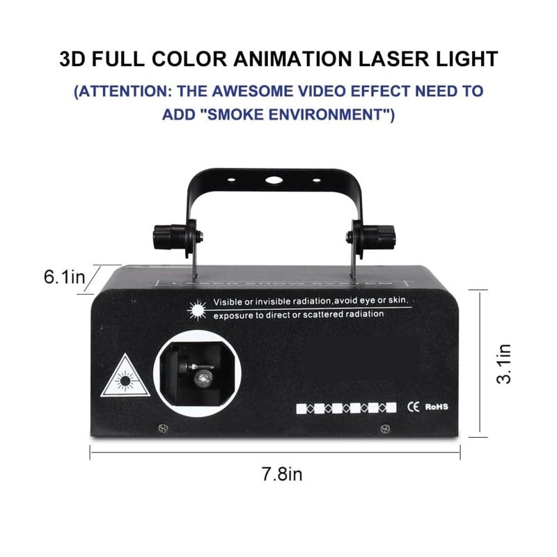 3D Animated Laser Stage Light - Image 4