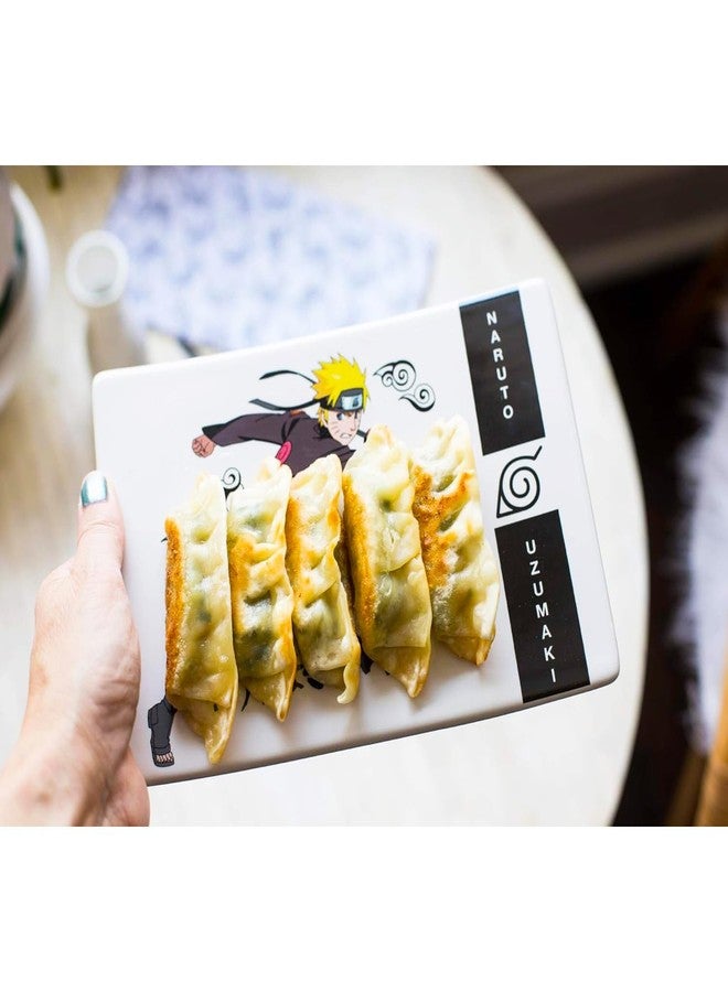 Naruto Sushi Plate Set - Anime Home Decor Bundle with Sushi Plate, Dipping Saucer, Chopsticks for Adults, Teens | Collectible Naruto Kitchen Decor Gift Set - Image 4
