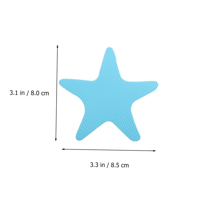 Star Shaped Non Slip Bathtub Stickers 40 Pcs Adhesive Safety Decals For Smooth Surfaces - Image 4