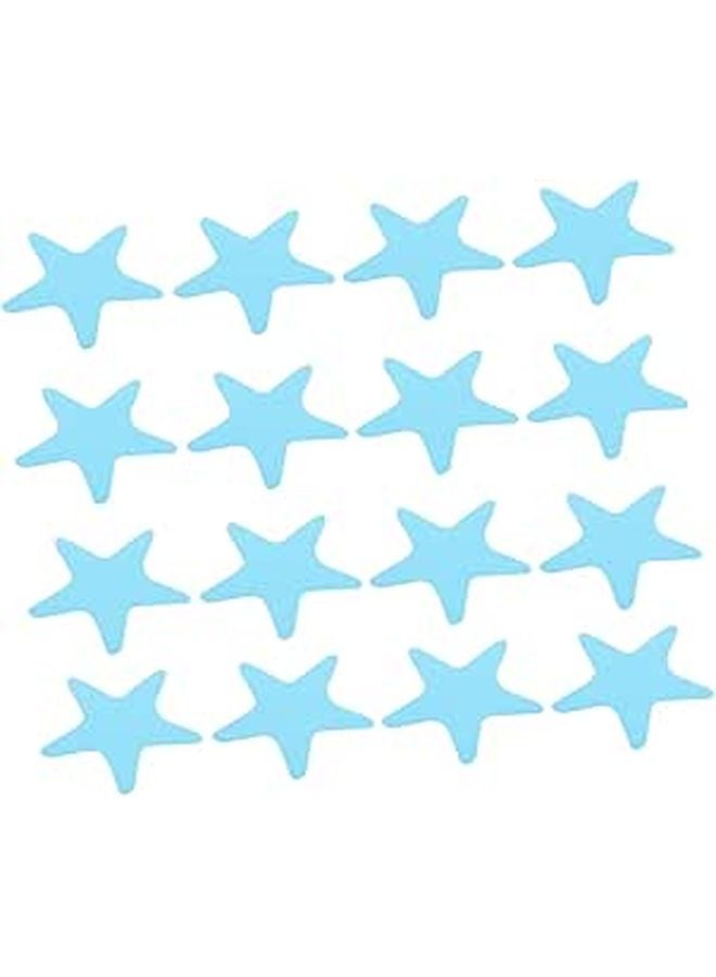 Star Shaped Non Slip Bathtub Stickers 40 Pcs Adhesive Safety Decals For Smooth Surfaces - Image 1