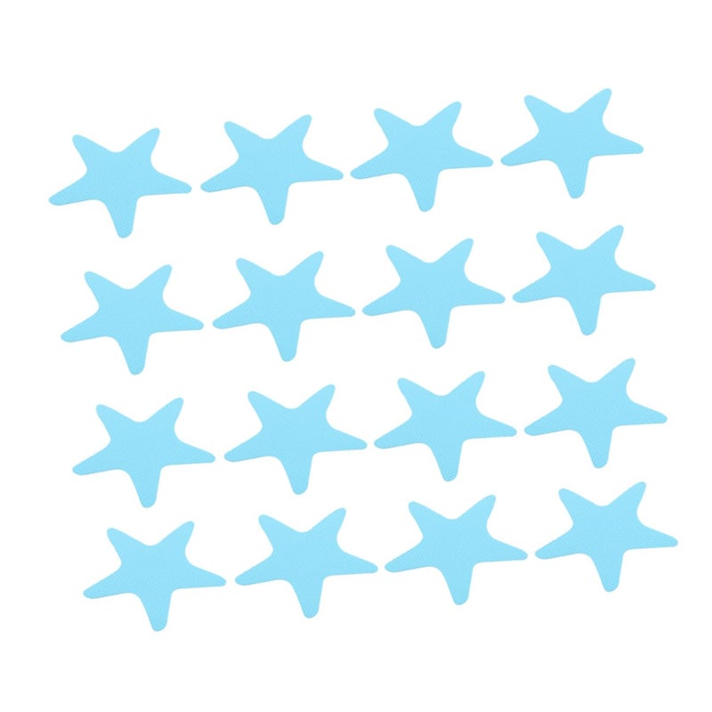 Star Shaped Non Slip Bathtub Stickers 40 Pcs Adhesive Safety Decals For Smooth Surfaces - Image 2