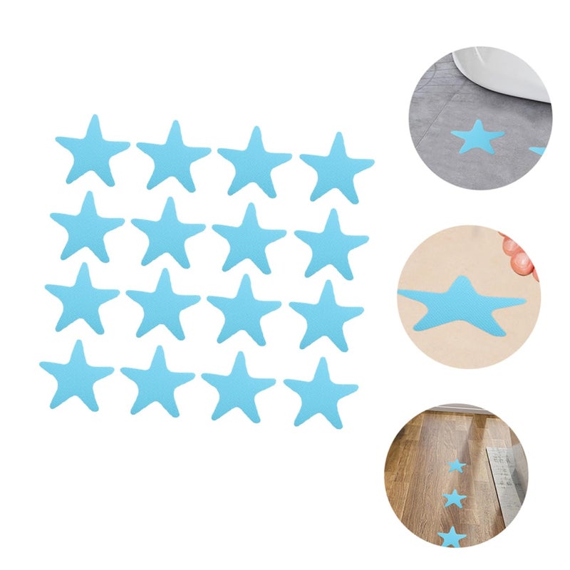 Star Shaped Non Slip Bathtub Stickers 40 Pcs Adhesive Safety Decals For Smooth Surfaces - Image 5