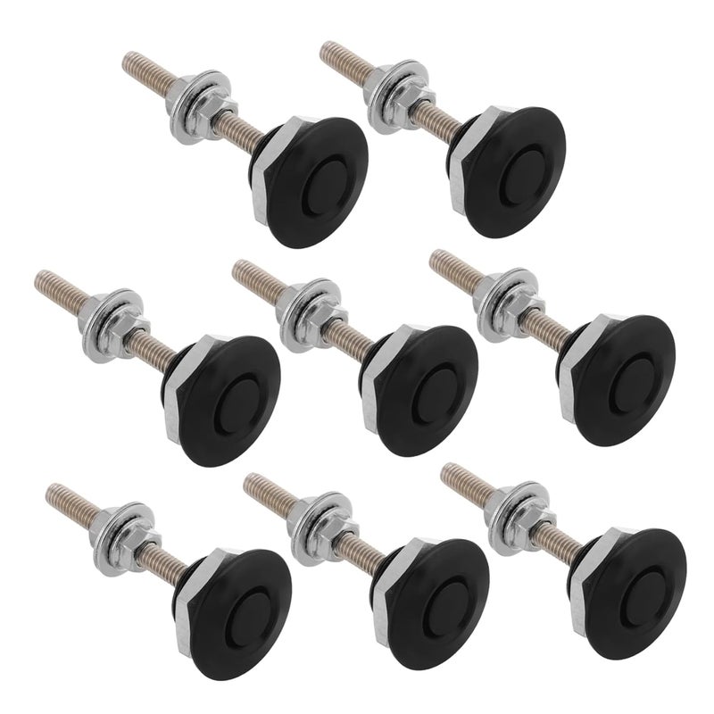 Vosarea 8Pcs Hood Bonnet Lock Latch Kit Quick Release Hood Pins for Durable Theft Protection Easy Installation Reliable - Image 1