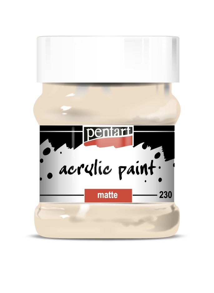بينتارت طلاء أكريليك 230 مل بيج غير لامع