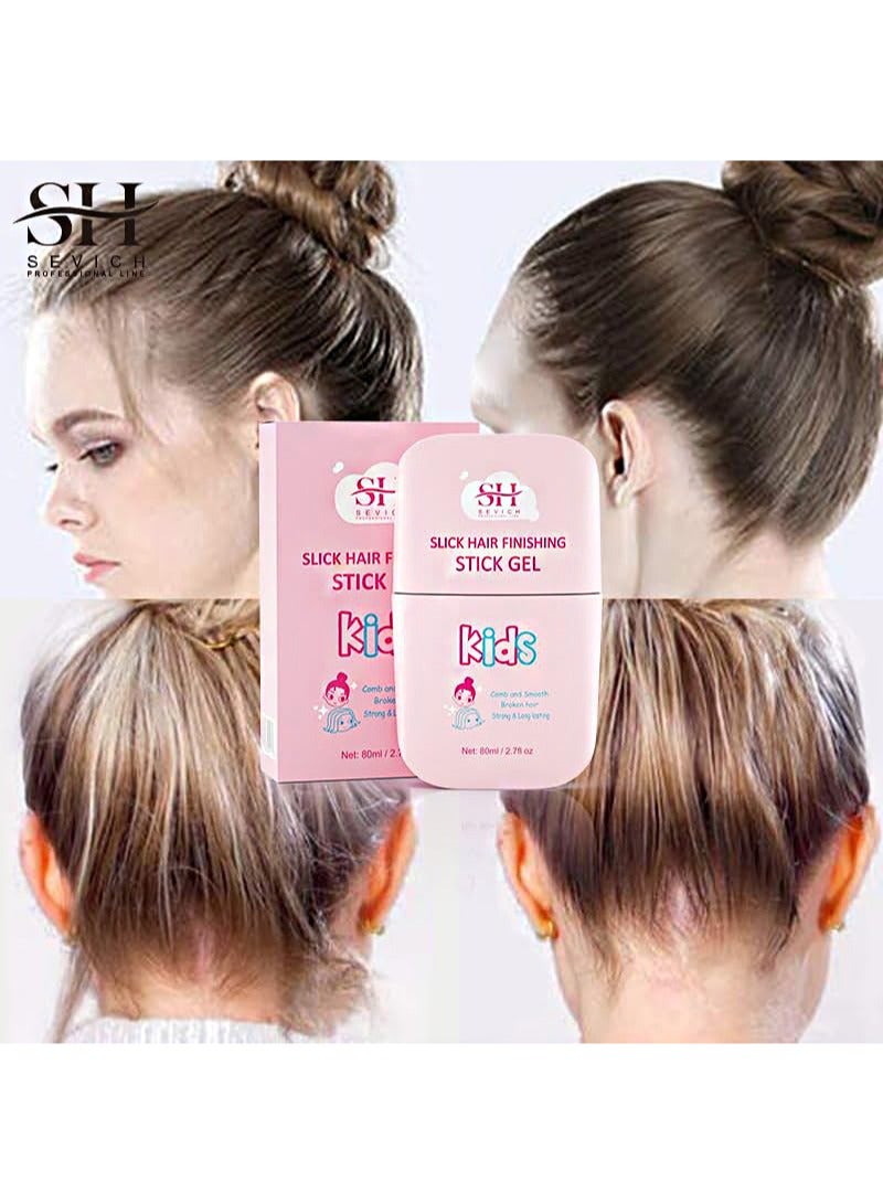 Sevich Pink Cloud Kids Broken Hair Finishing Stick Gel 80ml，Hair Gel for Toddlers， Kids Light Smell Hair Style Product， Mild Ingredients Designed for Children's Hair - Image 3