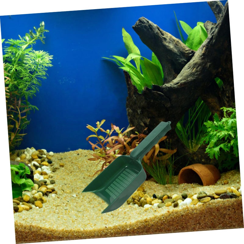 Long Aquarium Sand Scoop Plastic Handheld Tool for Efficient Gravel Debris Cleaning - Image 5