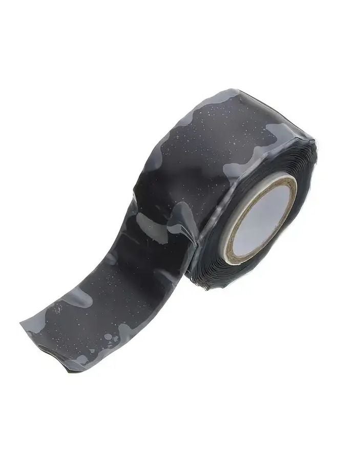 Black Self Fusing PVC Pipe Repair Tape 1 Roll Heavy Duty Leakproof Seal For Plumbing - Image 1