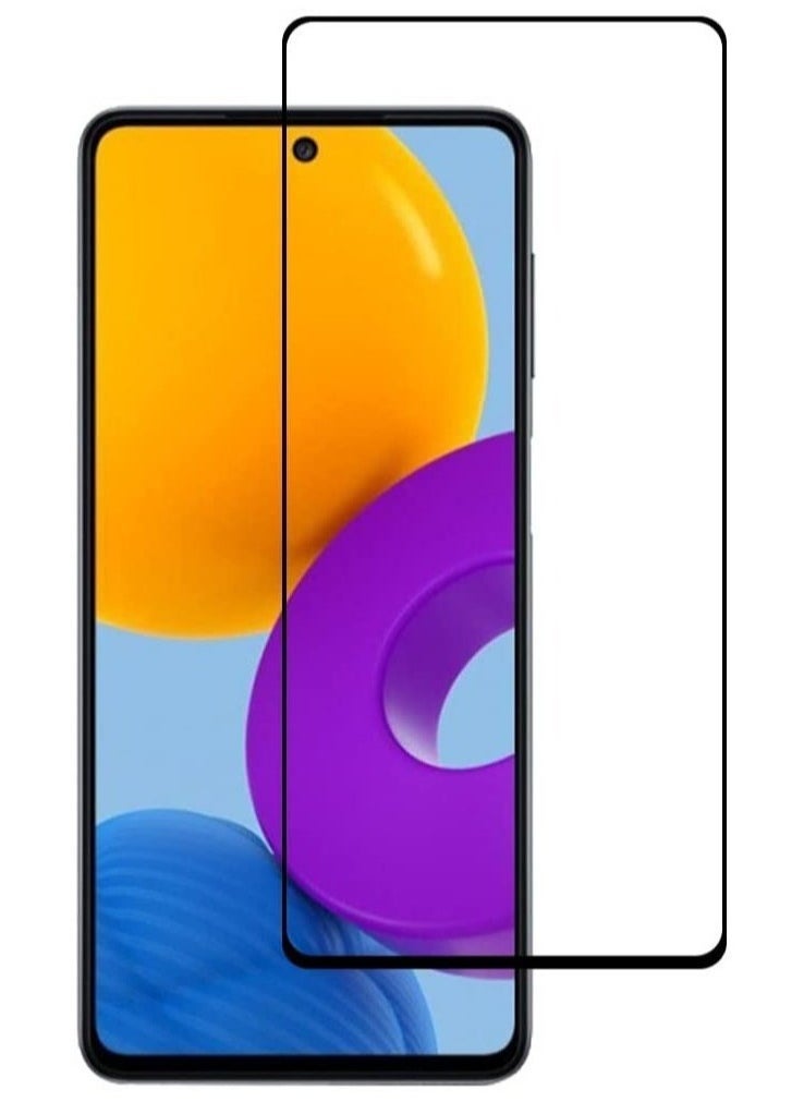 Raxoom Screen Protector compatible with Samsung Galaxy M52 5GTempered Glass [HD Full Coverage][Easy Installation][Scratch Resistant][9H Hardness][Free bubble][Touch Sensitive]Protective Filmâ€¦ - Image 1