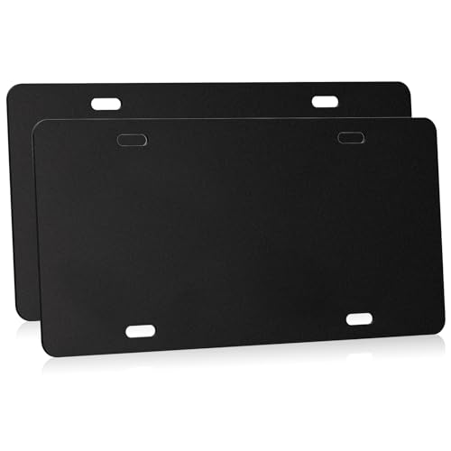 Demao License Plate Pad Anti Rrattle 2 Pack, License Plate Foam Padding Shockproof, Universal Fit for Car &SUV Noise Reduction & Vibration Dampening,11.6"x5.8"x0.1" - Image 1
