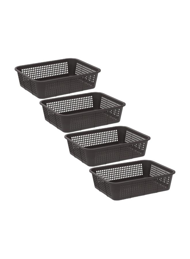 Cosmoplast سلة تخزين فواكه صغيرة (عبوة من 4) - Image 1