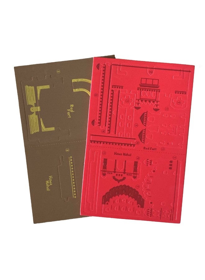 إيماجيميك مجموعة بناء من إسفنج إيفا من إيماجيماكي - معالم الهند - القلعة الحمراء وهاوا محل - لعبة تعليمية للأولاد والبنات فوق سن 5 سنوات (القلعة الحمراء وهاوا محل) - Image 2