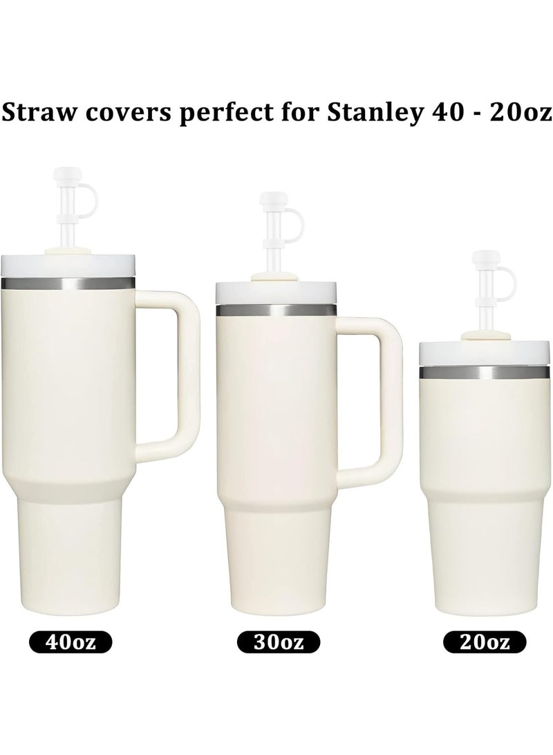 4 Pcs Straw Covers for Stanley Cup 40-20 oz, 0.4 inches Silicone Straw Cover Caps, Stanley Cups Accessories, Dust-proof and leak-proof (4 Straw Covers) - Image 4