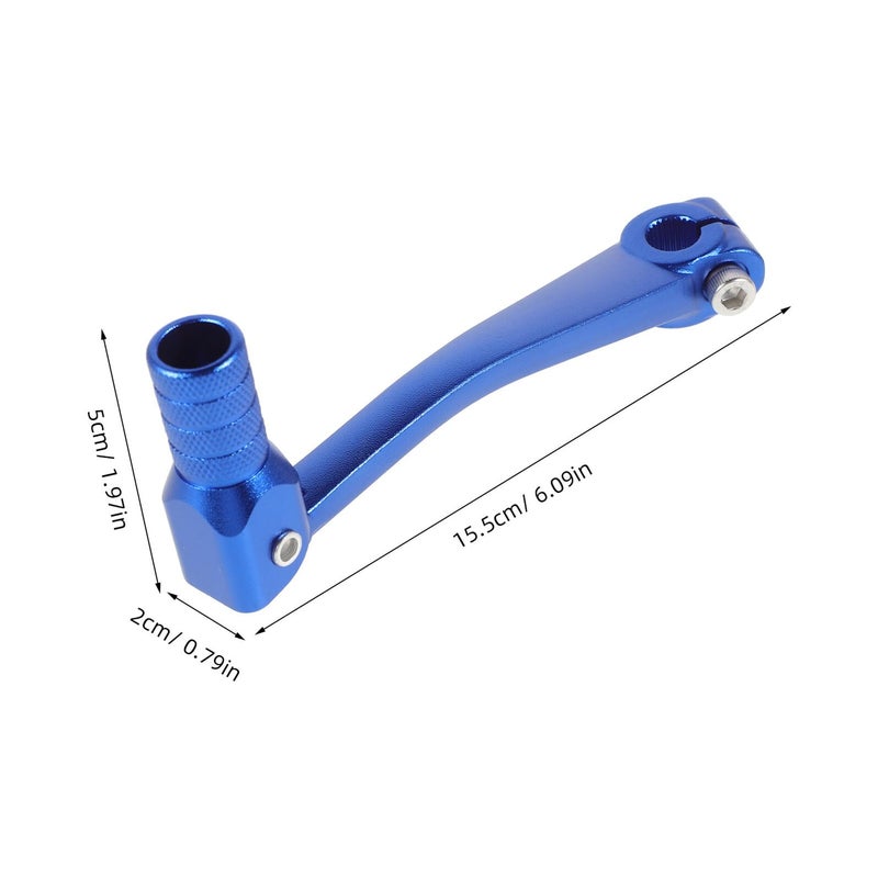 CNC Aluminum Motorcycle Gear Shift Lever Blue For Off Road Dirt Bike - Image 3