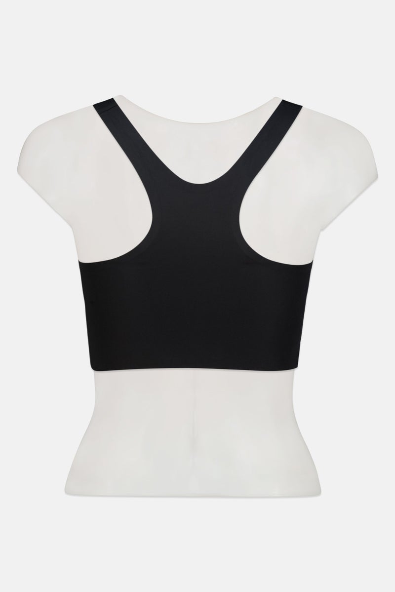 TRIUMPH حمالة صدر نسائية مزودة ببطانة خفيفة بشعار العلامة التجارية، سوداء - Image 2