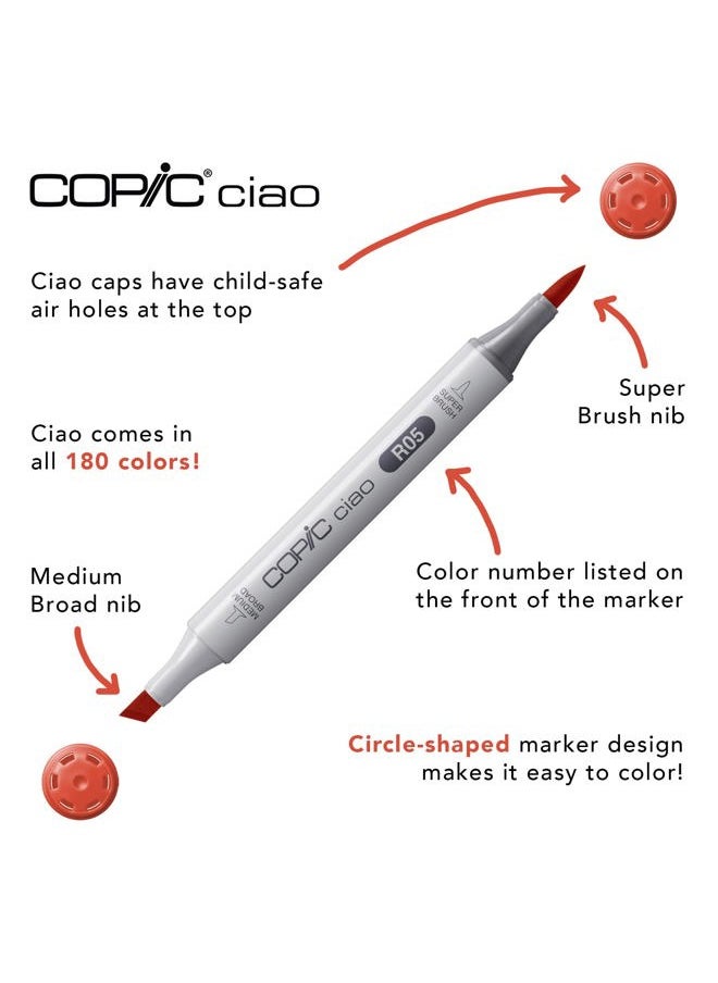 COPIC Ciao Markers 24pc Basic Set  - Image 2