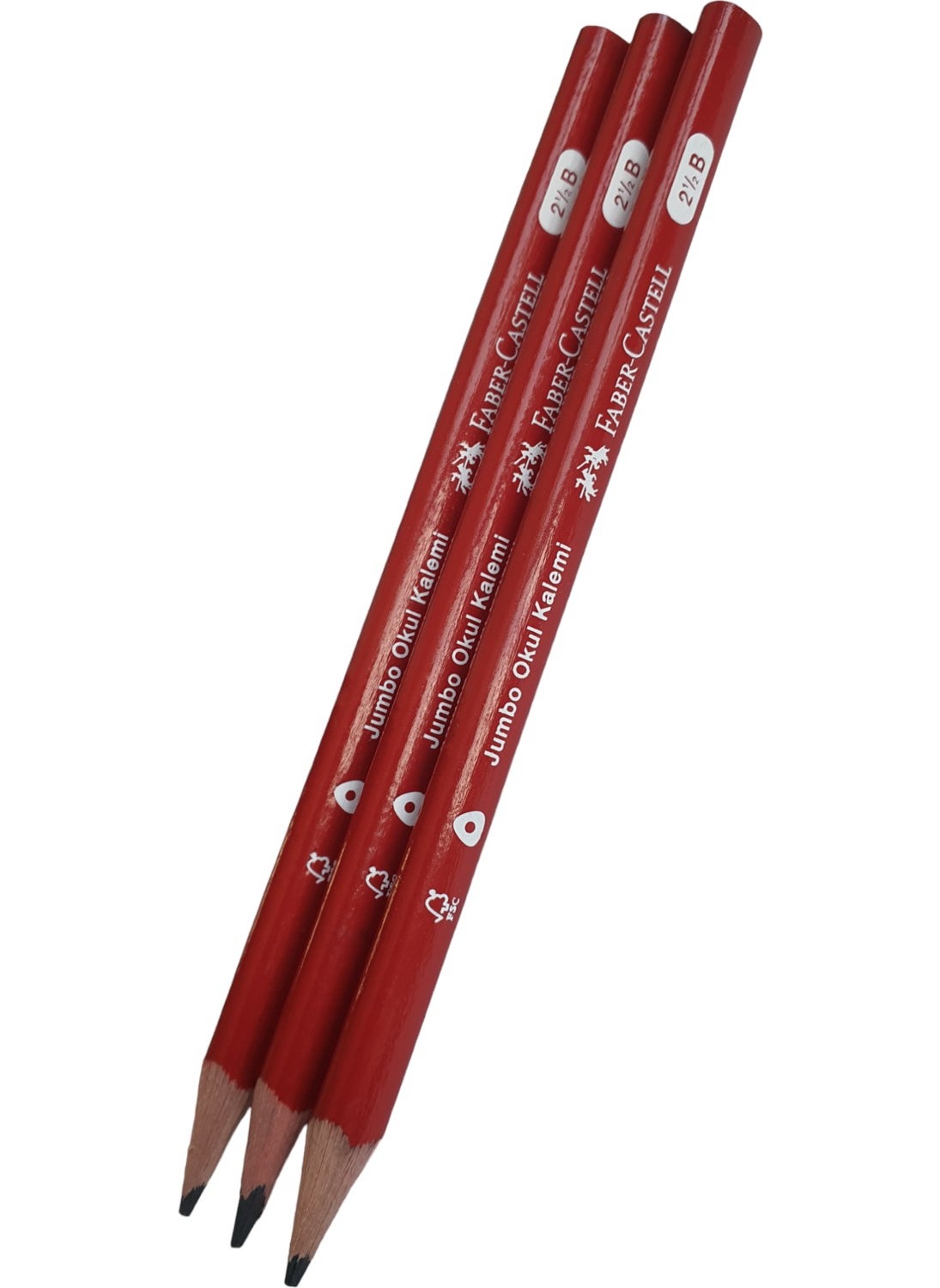 FABER-CASTELL - Jumbo Triangle Pencil 3 Pieces - Image 1