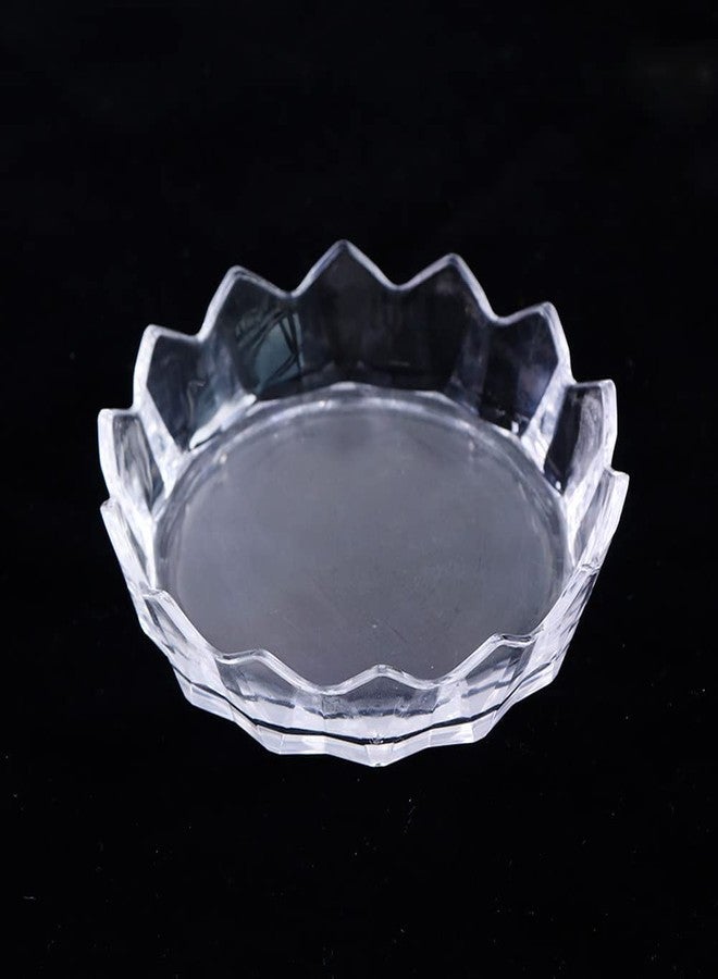 Teensery 2 Pcs Clear Plastic Bead Sorting Trays Nail Pen Holders Nail Art Color Mixing Trays Sequin Diamond Rhinestone Plates Manicure Tools for Home and Salon Use - Image 5