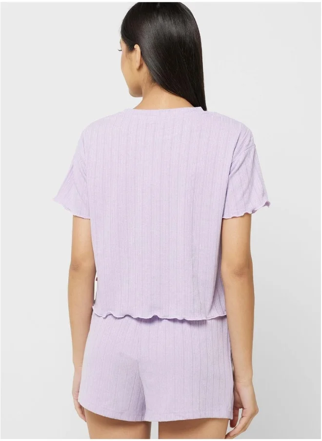 Isla & Evie Active Round Neck Top