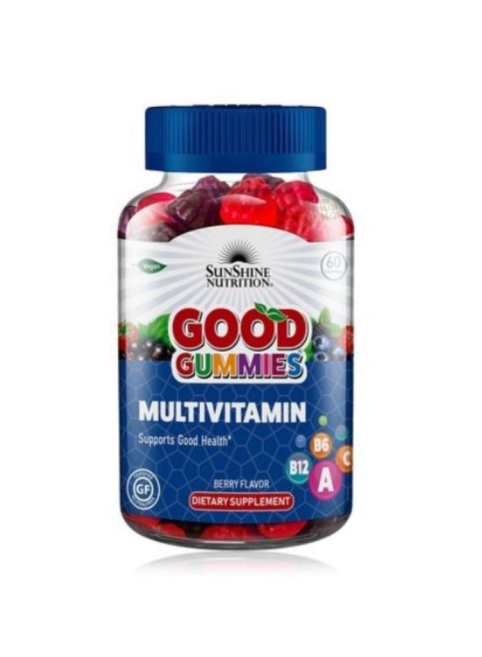 سنشاين نيوترشن جود جوميز، فيتامينات متعددة، 60 قطعة - Image 2