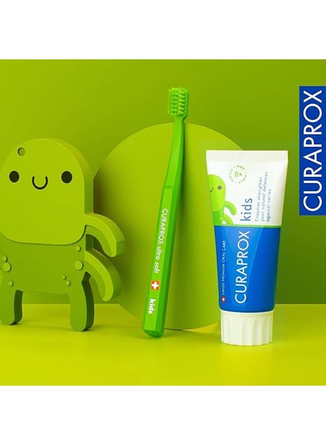 Curaprox Kids Toothpaste – Mint Flavor – For Children 6+ Years - Image 4