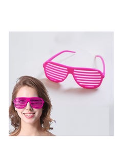 amazing.EGP Rose Red Decorative Party Sunglasses for Adults Kids, Funny Glasses New Disco Glasses for Summer Beach Birthday Party Party-Rose Red  - Image 1