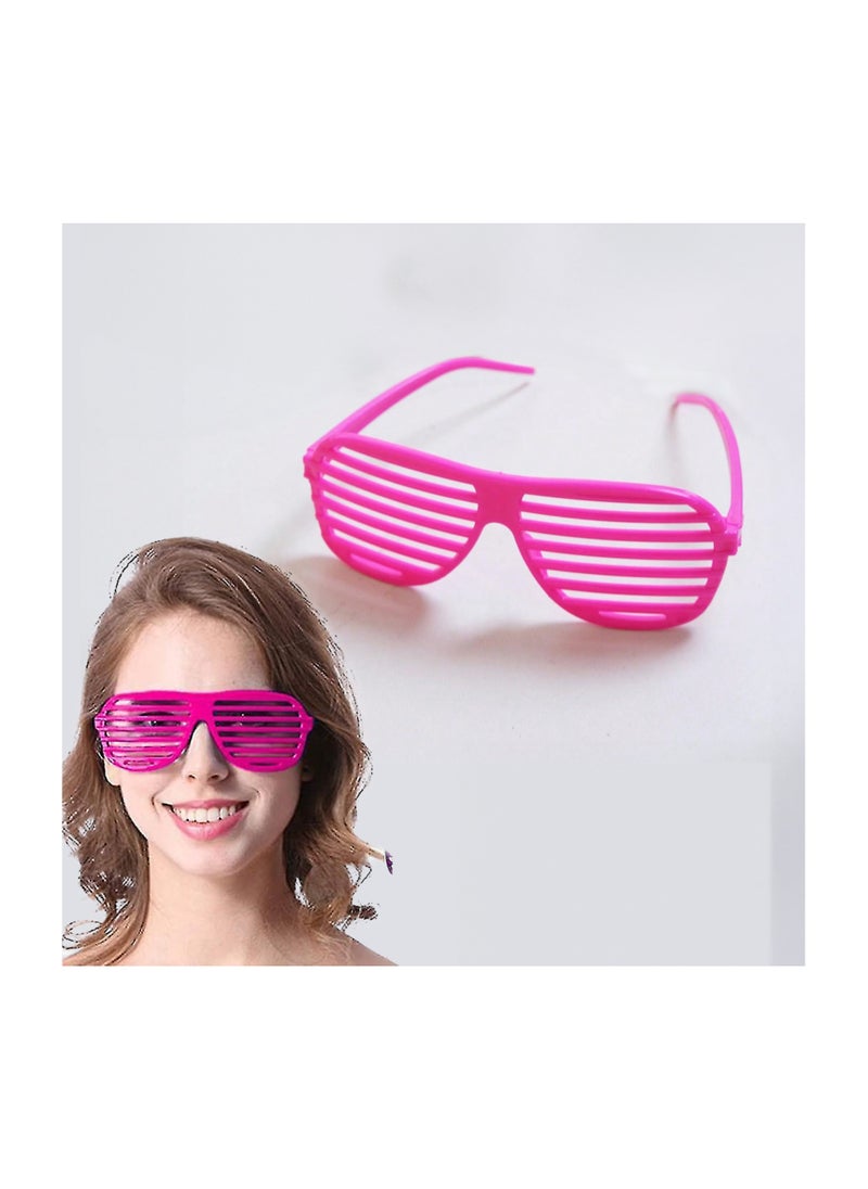 amazing.EGP Rose Red Decorative Party Sunglasses for Adults Kids, Funny Glasses New Disco Glasses for Summer Beach Birthday Party Party-Rose Red  - Image 1