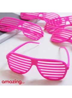 amazing.EGP Rose Red Decorative Party Sunglasses for Adults Kids, Funny Glasses New Disco Glasses for Summer Beach Birthday Party Party-Rose Red  - Image 3
