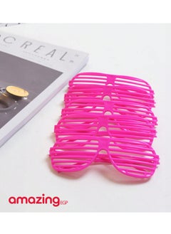 amazing.EGP Rose Red Decorative Party Sunglasses for Adults Kids, Funny Glasses New Disco Glasses for Summer Beach Birthday Party Party-Rose Red  - Image 4