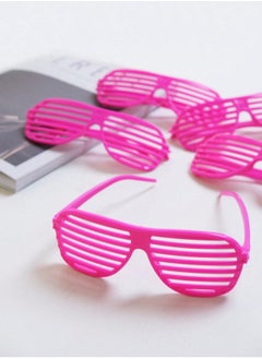amazing.EGP Rose Red Decorative Party Sunglasses for Adults Kids, Funny Glasses New Disco Glasses for Summer Beach Birthday Party Party-Rose Red  - Image 5