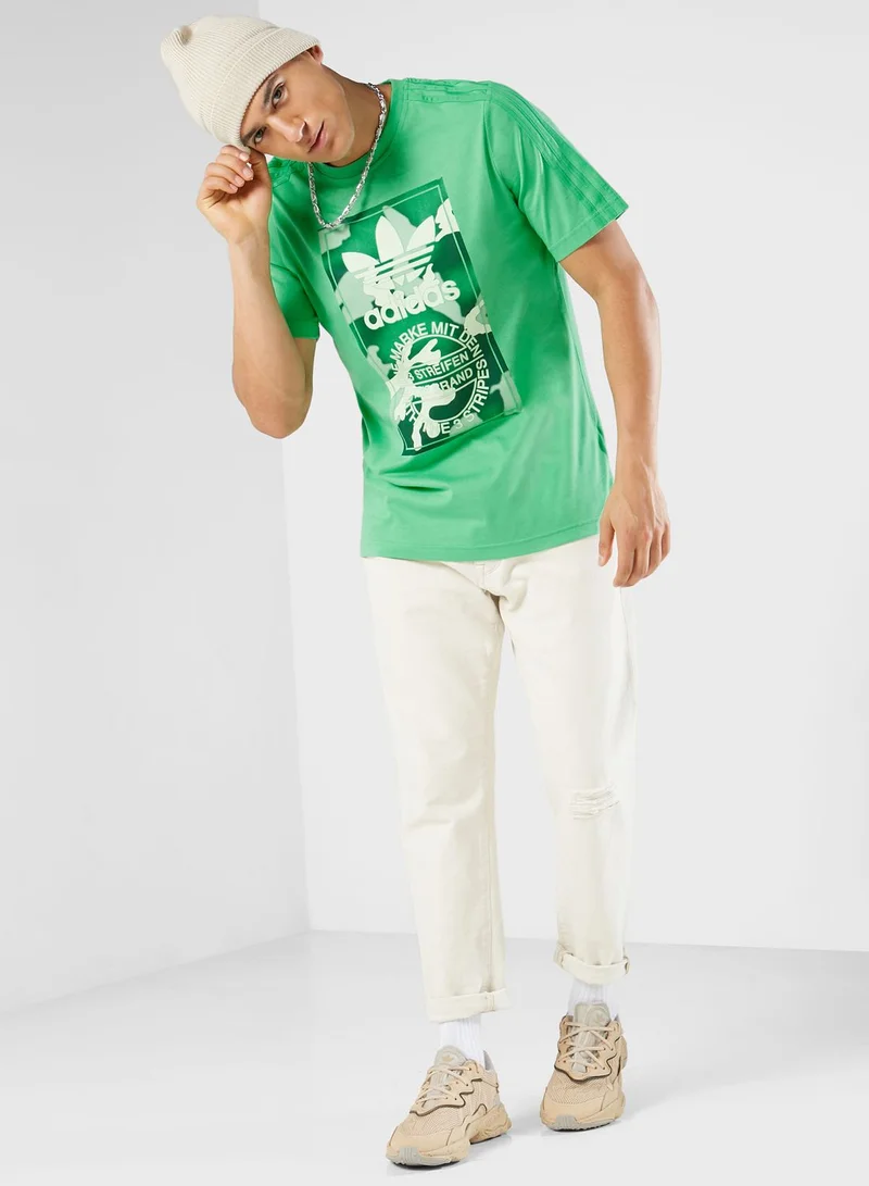 adidas Originals Camo Tongue Graphic T-Shirt